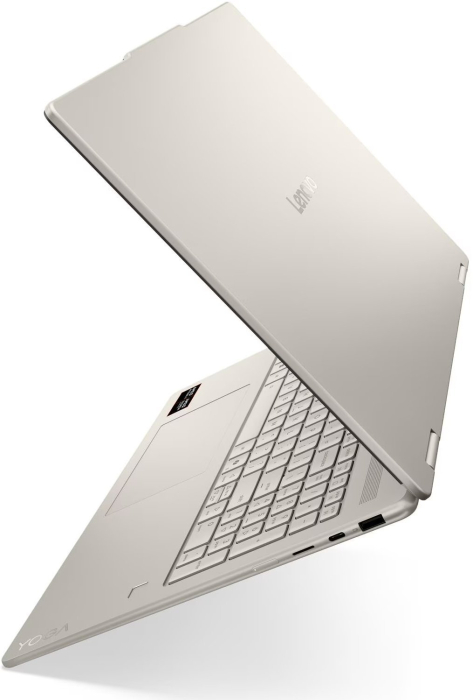 Laptop Lenovo Yoga 7, 16" WUXGA Touchscreen, AMD Ryzen™ AI 7 445 pana la 4.6 GHz, 16 GB RAM LPDDR5x 8000, 512 GB SSD, AMD Radeon, Windows 11 Home, Seashell [9]