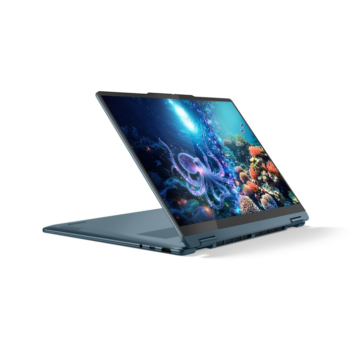 Laptop Lenovo Yoga 7 Hybrid (2-in-1), 14" WUXGA Touchscreen, AMD Ryzen™ AI 5 340 pana la 4.8 GHz, 16 GB RAM LPDDR5x, 512 GB SSD, AMD Radeon 840M, Windows 11 Home, Tidal Teal [2]