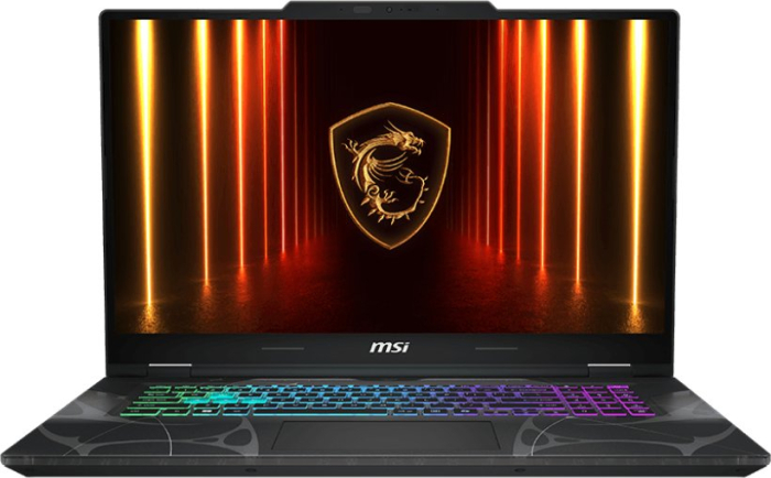 Laptop MSI Cyborg A17 AI, 17.3" Full HD, AMD Ryzen™ 7 260 pana la 5.1 GHz, 16 GB RAM DDR5 5600, 512 GB SSD, NVIDIA® GeForce® RTX 5050 8 GB, Free Dos, Translucent Black [1]