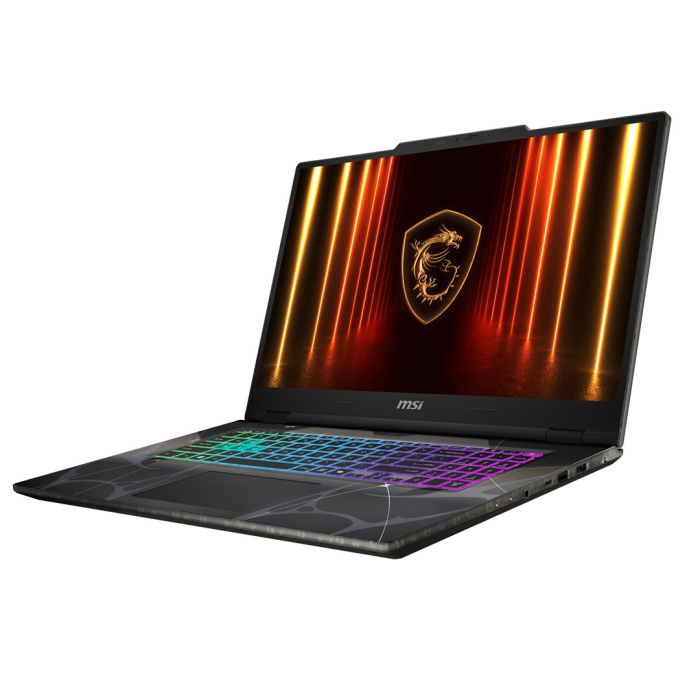 Laptop MSI Cyborg A17 AI, 17.3" Full HD, AMD Ryzen™ 7 260 pana la 5.1 GHz, 16 GB RAM DDR5 5600, 512 GB SSD, NVIDIA® GeForce® RTX 5050 8 GB, Free Dos, Translucent Black [2]