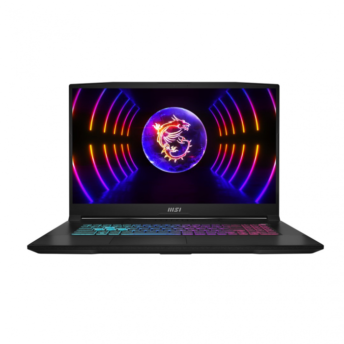 Laptop MSI Katana 17, 17.3" Full HD, Intel® Core™ i5 13420H pana la 4.6 GHz, 16 GB RAM DDR5 5200, 1 TB SSD, NVIDIA® GeForce® RTX 4050 6 GB, Free Dos, Black [1]
