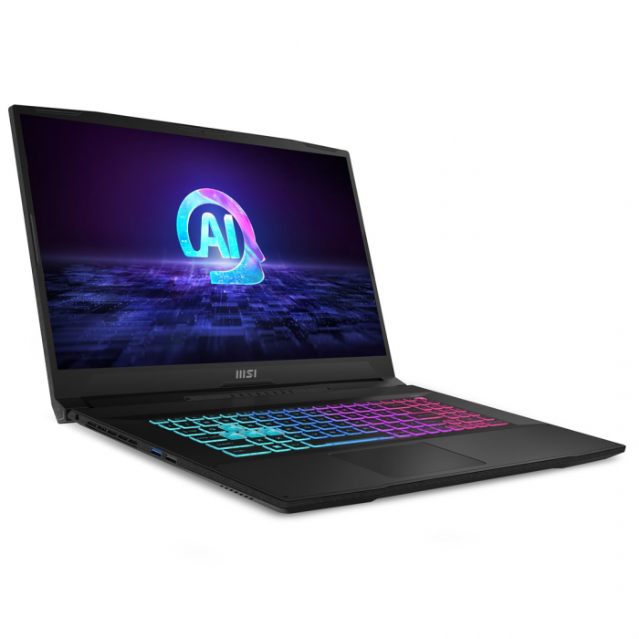 Laptop MSI Katana A17 AI, 17.3" Full HD, AMD Ryzen™ 7 8845HS pana la 5.1 GHz, 16 GB RAM DDR5 5600, 1 TB SSD, NVIDIA® GeForce® RTX 4060 8 GB, Free Dos, Black [3]