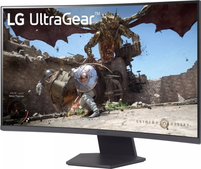 Monitor Gaming Curbat LG 32GS60QC-B, 31.5" QHD 2560 x 1440, VA, 1 ms, 180 Hz, Black [3]