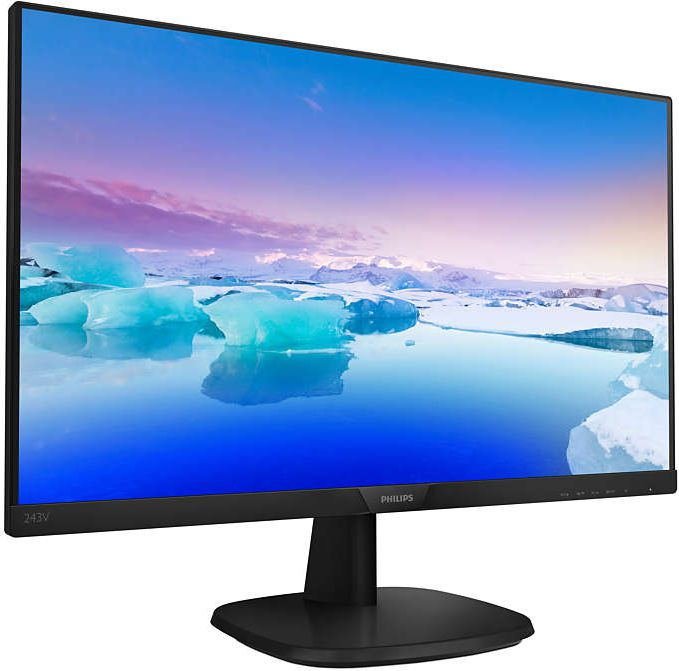 Monitor Philips V Line, 23.8" Full HD 1920 x 1080, 4 ms, LED, 60 Hz, Black [2]