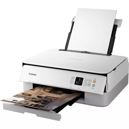Imprimantă Inkjet Canon PIXMA TS5351i, Color, Duplex, A4, USB, Wi-Fi, 4800 x 1200 DPI, White [3]