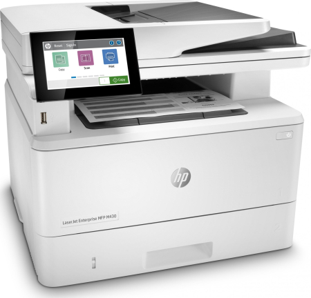 Imprimantă Laser HP LaserJet Enterprise M430f, Monocrom, Duplex, A4, 38 ppm, USB, Ethernet, 1200 x 1200 DPI, White [2]