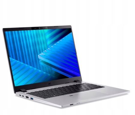 Laptopuri - Laptop Acer TravelMate P2, 14" WUXGA, Intel® Core™ Ultra 5 125H pana la 4.5 GHz, 16 GB RAM DDR5, 512 GB SSD, Intel Arc Graphics, Windows 11 Pro, Pure Silver