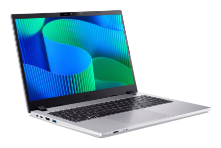 Laptop Acer TravelMate P2, 15.6" Full HD, Intel® Core™ 5 120U pana la 5 GHz, 16 GB RAM DDR5, 512 GB SSD, Intel® Graphics, Windows 11 Pro, Silver [1]