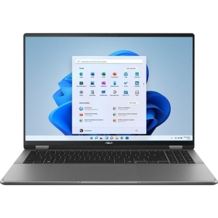 Laptopuri Portabile și Ultrabook-uri - Laptop ASUS Vivobook 14 Flip, 14" WUXGA Touchscreen, Intel® Core™ Ultra 7 258V pana la 4.8 GHz, 32 GB RAM LPDDR5x, 1 TB SSD, Windows 11 Pro, Grey