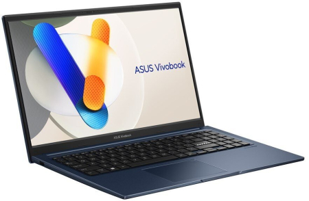 Laptop ASUS VivoBook 15, 15.6" Full HD, Intel® Core™ 3 100U pana la 5.7 GHz, 16 GB RAM DDR5, 512 GB SSD, Intel® Graphics, Windows 11 Home, Quiet Blue [1]