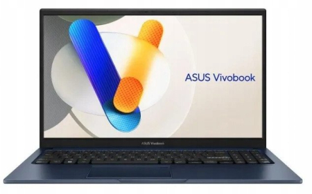 Laptopuri Office - Laptop ASUS Vivobook 15, 15.6" Full HD, Intel® Core™ 5 120U pana la 5 GHz, 16 GB RAM DDR4, 512 GB SSD, Intel Graphics, Windows 11 Home, Quiet Blue