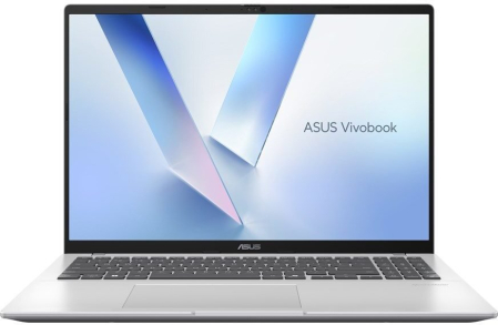 Laptopuri - Laptop ASUS VivoBook 16, 16" WUXGA, AMD Ryzen™ AI 7 445 pana la 4.6 GHz, 16 GB RAM DDR5, 512 GB SSD, AMD Radeon Graphics, Windows 11 Home, Cool Silver