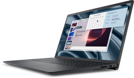 Laptop DELL, 15.6" Full HD, AMD Ryzen™ 5 7520U pana la 4.3 GHz, 8 GB RAM LPDDR5, 512 GB SSD, AMD Radeon, Windows 11 Pro, Carbon Black [2]