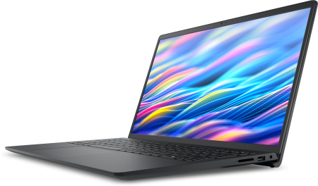 Laptop DELL DC15250, 15.6" Full HD, Intel® Core™ i3 1305U pana la 4.5 GHz, 8 GB RAM DDR4 2666, 512 GB SSD, Intel® UHD Graphics, Windows 11 Pro, Black [2]