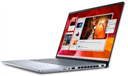 Laptop DELL Inspiron 16 7640, 16" WUXGA Touchscreen, Intel® Core™ Ultra 7 155H pana la 4.8 GHz, 32 GB RAM LPDDR5x, 1 TB SSD, Intel Arc Graphics, Windows 11 Home, Ice Blue [2]