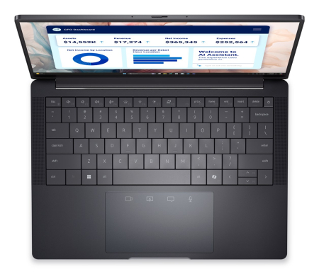Laptop DELL Pro 13 Premium, 13.3" Full HD+, Intel® Core™ Ultra 5 236V pana la 4.7 GHz, 16 GB RAM LPDDR5x, 512 GB SSD, Intel Arc Graphics 130V, Windows 11 Pro, Grey [1]