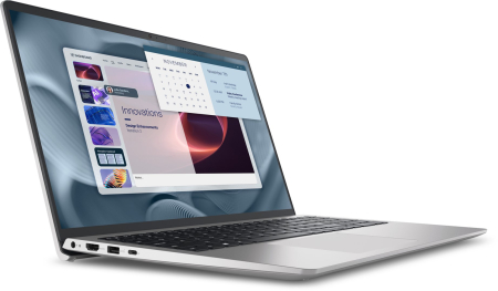Laptop DELL Pro 15, 15.6" Full HD, Intel® Core™ i5 1334U pana la 4.6 GHz, 16 GB RAM DDR5, 1 TB SSD, Intel® UHD Graphics, Windows 11 Pro, Platinum [1]
