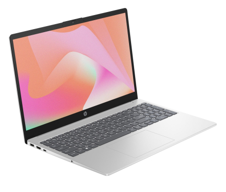 Laptop HP 15, 15.6" Full HD, Intel® Core™ Ultra 7 155H pana la 4.8 GHz, 24 GB RAM DDR5 5600, 512 GB SSD, Intel Arc Graphics, Free Dos, Natural Silver [1]