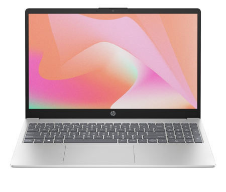 Laptopuri - Laptop HP 15, 15.6" Full HD, Intel® Core™ Ultra 7 155H pana la 4.8 GHz, 24 GB RAM DDR5 5600, 512 GB SSD, Intel Arc Graphics, Free Dos, Natural Silver