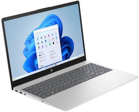 Laptop HP 15, 15.6" Full HD Touchscreen, AMD Ryzen™ 5 7520U pana la 4.3 GHz, 8 GB RAM DDR5, 512 GB SSD, AMD Radeon Mendocino, Windows 11 Home, Natural Silver [2]