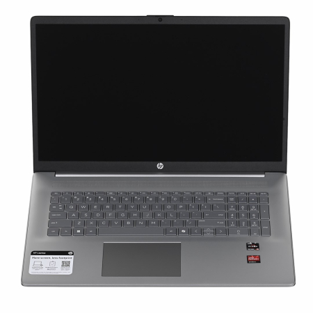 Laptopuri - Laptop HP 17, 17.3" Full HD, AMD Ryzen™ 5 7520U pana la 4.3 GHz, 8 GB RAM DDR5, 512 GB SSD, AMD Radeon, Windows 11 Home, Natural Silver