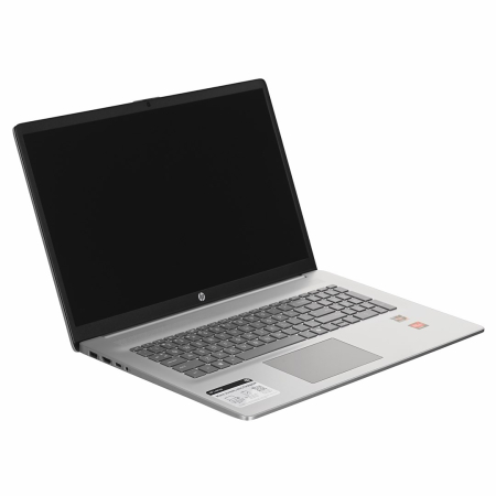 Laptop HP 17, 17.3" Full HD, AMD Ryzen™ 5 7520U pana la 4.3 GHz, 8 GB RAM DDR5, 512 GB SSD, AMD Radeon, Windows 11 Home, Natural Silver [2]