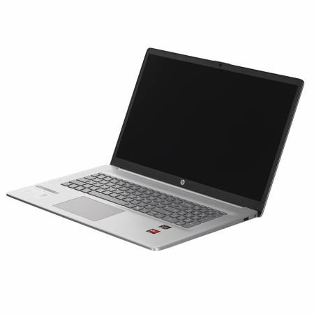 Laptop HP 17, 17.3" Full HD, AMD Ryzen™ 5 7520U pana la 4.3 GHz, 8 GB RAM DDR5, 512 GB SSD, AMD Radeon, Windows 11 Home, Natural Silver [1]