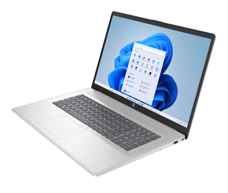 Laptop HP 17, 17.3" Full HD, Intel® Core™ 7 150U pana la 5.4 GHz, 16 GB RAM DDR4 3200, 512 GB SSD, Intel® Graphics, Windows 11 Home, Natural Silver [2]