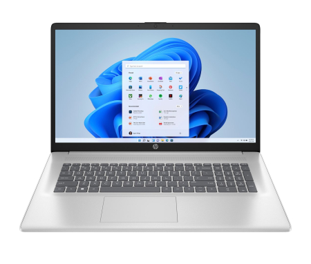 Laptopuri - Laptop HP 17, 17.3" Full HD, Intel® Core™ 7 150U pana la 5.4 GHz, 16 GB RAM DDR4 3200, 512 GB SSD, Intel® Graphics, Windows 11 Home, Natural Silver
