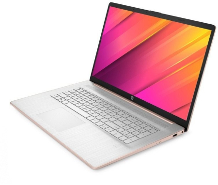 Laptop HP 17t, 17.3" HD+, Intel® Core™ i5 1334U pana la 4.6 GHz, 8 GB RAM, 256 GB SSD, Intel Iris Xᵉ Graphics, Windows 11 Home, Pink [2]