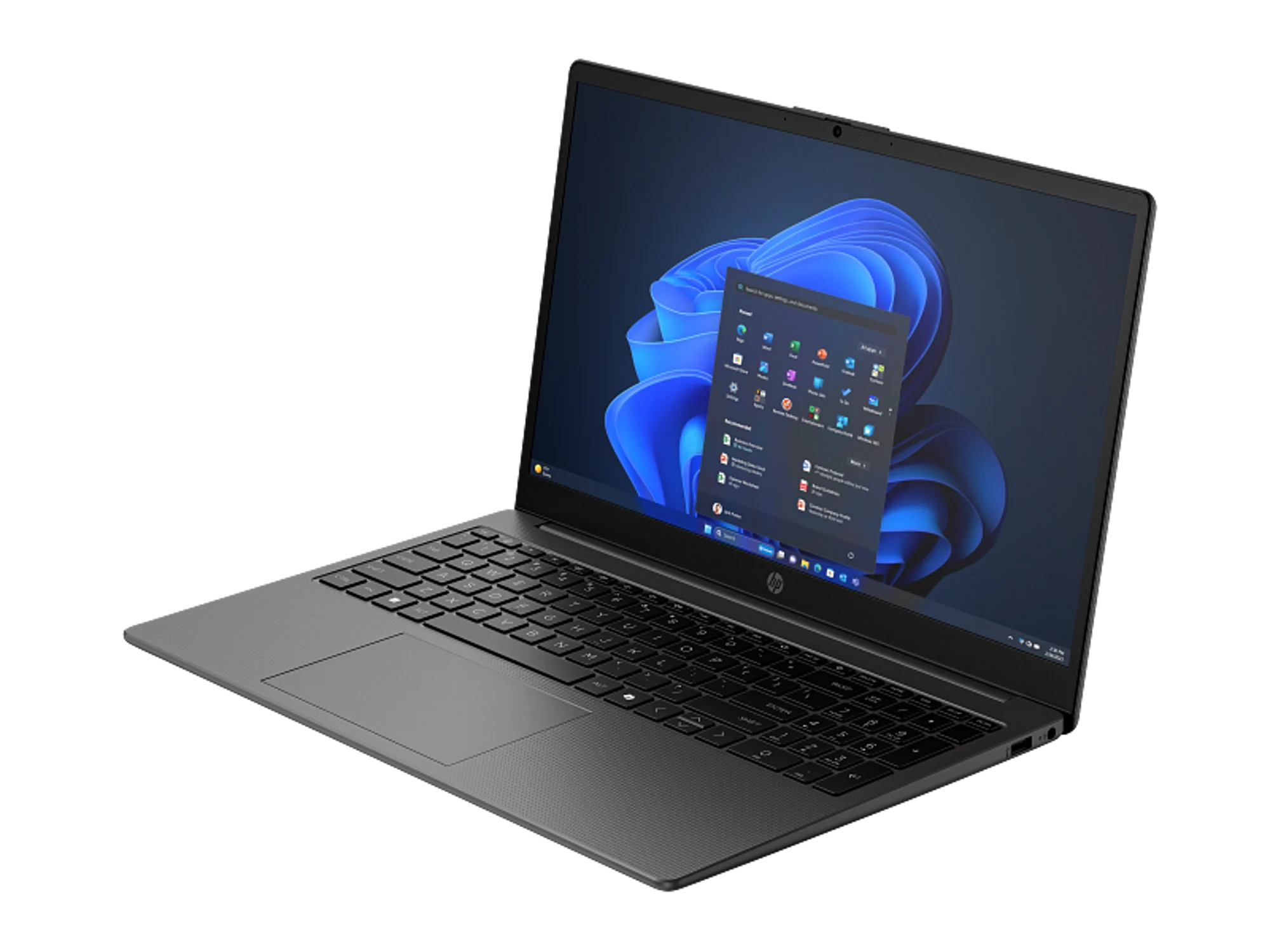 Laptop HP 255R G10, 15.6" Full HD, AMD Ryzen™ 7 7735U pana la 4.75 GHz, 16 GB RAM DDR5 4800, 1 TB SSD, AMD Radeon Graphics, Free Dos, Dark Ash Silver [1]