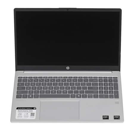 Laptopuri Touchscreen - Laptop HP OmniBook 3, 15.6" Full HD Touchscreen, AMD Ryzen™ AI 5 330 pana la 4.5 GHz, 16 GB RAM DDR5, 512 GB SSD, AMD Radeon Graphics, Windows 11 Home, Silver