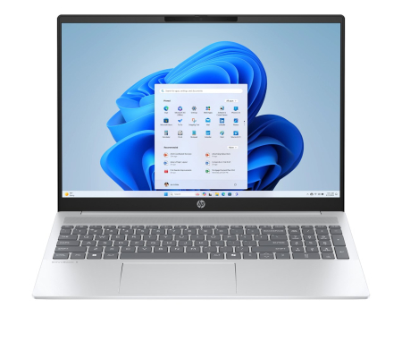 Laptopuri - Laptop HP OmniBook 5 AI, 16" 2K, Intel® Core™ Ultra 7 255U pana la 5.2 GHz, 16 GB RAM LPDDR5x 7467, 512 GB SSD, Intel® Graphics, Windows 11 Home, Glacier Silver