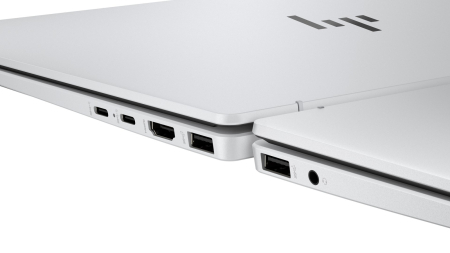 Laptop HP OmniBook 7, 13.3" WQXGA, AMD Ryzen™ AI 5 340 pana la 4.8 GHz, 16 GB RAM LPDDR5x 7500, 512 GB SSD, AMD Radeon Graphics, Windows 11 Home, Glacier Silver [3]