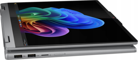 Laptop Lenovo IdeaPad 5 Hybrid (2-in-1), 14" WUXGA Touchscreen, Qualcomm Snapdragon X Plus X1P-42-100 pana la 3.4 GHz, 16 GB RAM LPDDR5x 8448, 512 GB SSD, Qualcomm Adreno, Windows 11 Home, Luna Grey [6]