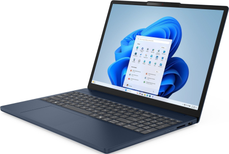 Laptop Lenovo IdeaPad Slim 3, 15.3" WUXGA, AMD Ryzen™ 5 7535HS pana la 4.55 GHz, 16 GB RAM DDR5 4800, 512 GB SSD, AMD Radeon 660M, Windows 11 Home, Cosmic Blue [1]