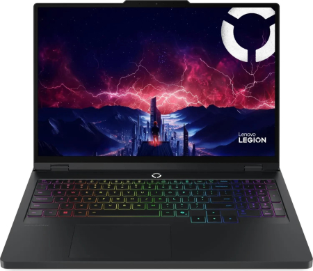 Laptopuri pentru Editare Video - Laptop Lenovo Legion Pro 5, 16" WQXGA, AMD Ryzen™ 9 8945HX pana la 5.4 GHz, 32 GB RAM DDR5 5200, 1 TB SSD, NVIDIA® GeForce® RTX 5070 8 GB, Free Dos, Eclipse Black