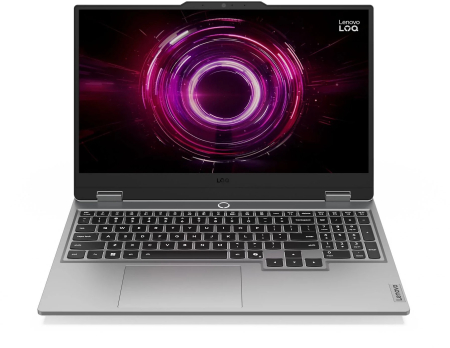 Laptopuri - Laptop Lenovo LOQ, 15.6" Full HD, AMD Ryzen™ 5 220 pana la 4.9 GHz, 16 GB RAM DDR5 5600, 512 GB SSD, NVIDIA® GeForce® RTX 5050 8 GB, Free Dos, Luna Grey