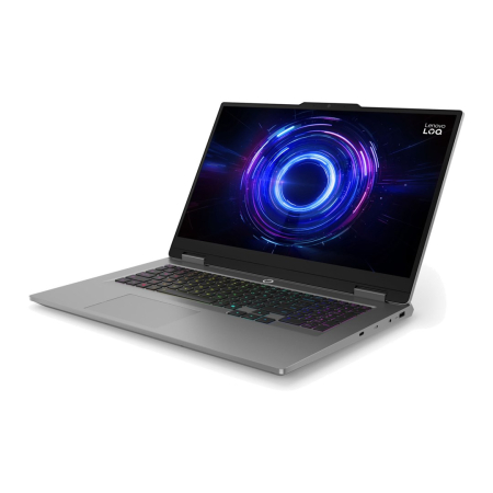 Laptop Lenovo LOQ, 17.3" Full HD, Intel® Core™ i5 13450HX pana la 4.6 GHz, 16 GB RAM DDR5 4800, 1 TB SSD, NVIDIA® GeForce® RTX 5050 8 GB, Windows 11 Home, Luna Grey [1]