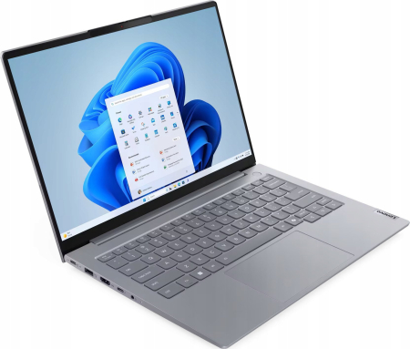 Laptop Lenovo ThinkBook 14 G8 IAL, 14" WUXGA, Intel® Core™ Ultra 7 255H pana la 5.1 GHz, 16 GB RAM DDR5 5600, 512 GB SSD, Intel Arc Graphics, Windows 11 Pro, Arctic Grey [1]
