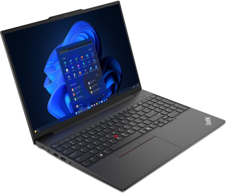 Laptop Lenovo ThinkPad E16, 16" WUXGA Touchscreen, AMD Ryzen™ 7 7735U pana la 4.75 GHz, 16 GB RAM DDR5 4800, 1 TB SSD, AMD Radeon, Windows 11 Pro, Graphite Black [2]