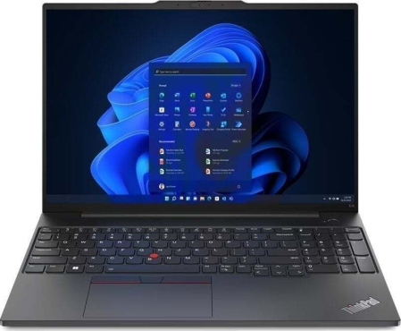 Laptopuri - Laptop Lenovo ThinkPad E16 G1, 16" WUXGA, Intel® Core™ i5 1335U pana la 4.6 GHz, 16 GB RAM DDr4 3200, 256 GB SSD, Intel Iris Xᵉ Graphics, Windows 11 Pro, Graphite Black