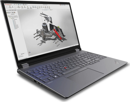 Laptop Lenovo ThinkPad P16 G2, 16" WQXGA, Intel® Core™ i7 14700HX pana la 5.5 GHz, 64 GB RAM DDR5 5600, 1 TB SSD, NVIDIA® RTX 2000 Ada 8 GB, Windows 11 Pro, Grey [1]