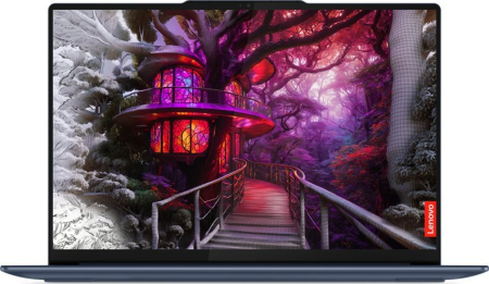Laptopuri Portabile și Ultrabook-uri - Laptop Lenovo Yoga Slim 7, 14.5" 3K Touchscreen, Qualcomm Snapdragon X Elite X1E-78-100 pana la 3.4 GHz, 16 GB RAM LPDDR5x 8488, 512 GB SSD, Qualcomm Adreno GPU, Windows 11 Home, Cosmic Blue
