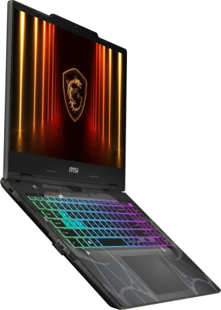 Laptop MSI Cyborg 15, 15.6" Full HD, Intel® Core™ i5 13420H pana la 4.6 GHz, 16 GB RAM DDR5, 512 GB SSD, NVIDIA® GeForce® RTX 5060 8 GB, Free Dos, Translucent Black [6]