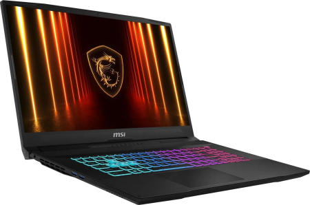 Laptop MSI Katana 17 HX, 17.3" QHD+, Intel® Core™ i7 14650HX pana la 5.2 GHz, 16 GB RAM DDR5 5600, 1 TB SSD, NVIDIA® GeForce® RTX 5070 8 GB, Free Dos, Black [1]