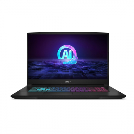 Laptopuri pentru Grafica si Design - Laptop MSI Katana A17 AI, 17.3" Full HD, AMD Ryzen™ 7 8845HS pana la 5.1 GHz, 16 GB RAM DDR5 5600, 1 TB SSD, NVIDIA® GeForce® RTX 4060 8 GB, Free Dos, Black
