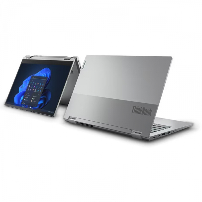 Laptop Lenovo ThinkBook 14s Yoga G3 IRU, Intel Core i7-1355U, 14inch Touch, RAM 16GB, SSD 512GB, Intel Iris Xe Graphics, Windows 11 Pro, Mineral Grey [4]