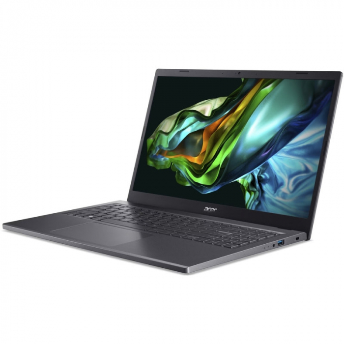 Laptop Acer Aspire 5 A515-58M, Intel Core i5-1335U, 15.6inch, RAM 16GB, SSD 512GB, Intel Iris Xe Graphics, No OS, Steel Grey [6]