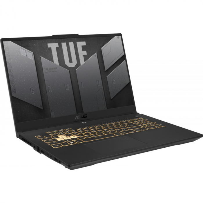 Laptop ASUS TUF Gaming F17 FX707ZC4-HX077, Intel Core i5-12500H, 17.3inch, RAM 16GB, SSD 512GB, nVidia GeForce RTX 3050 4GB, No OS, Mecha Gray
 [9]